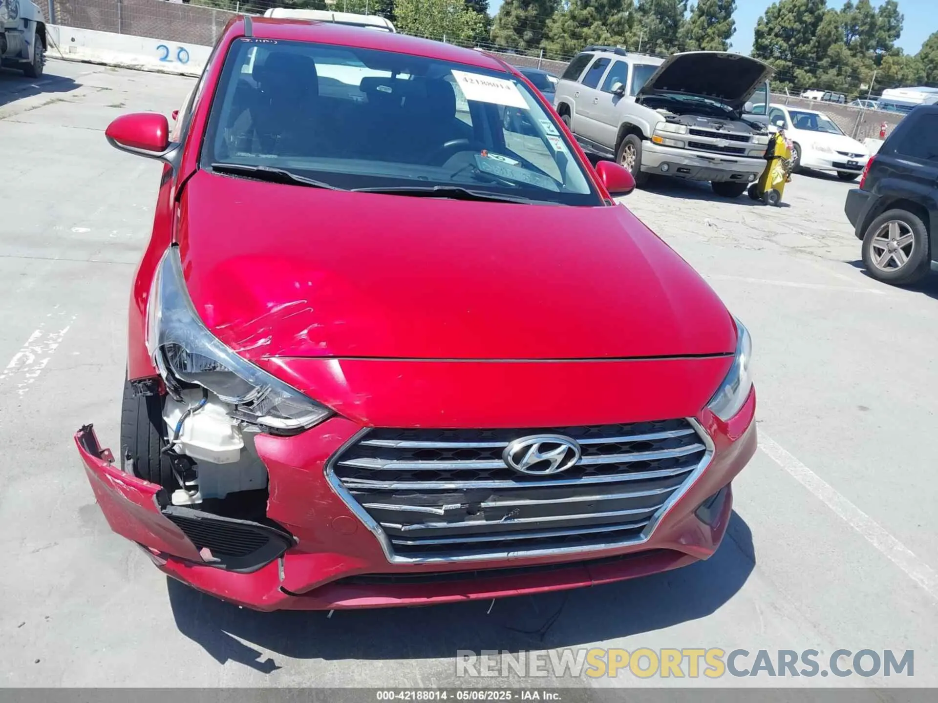 11 Photograph of a damaged car 3KPC24A35KE076749 HYUNDAI ACCENT 2019
