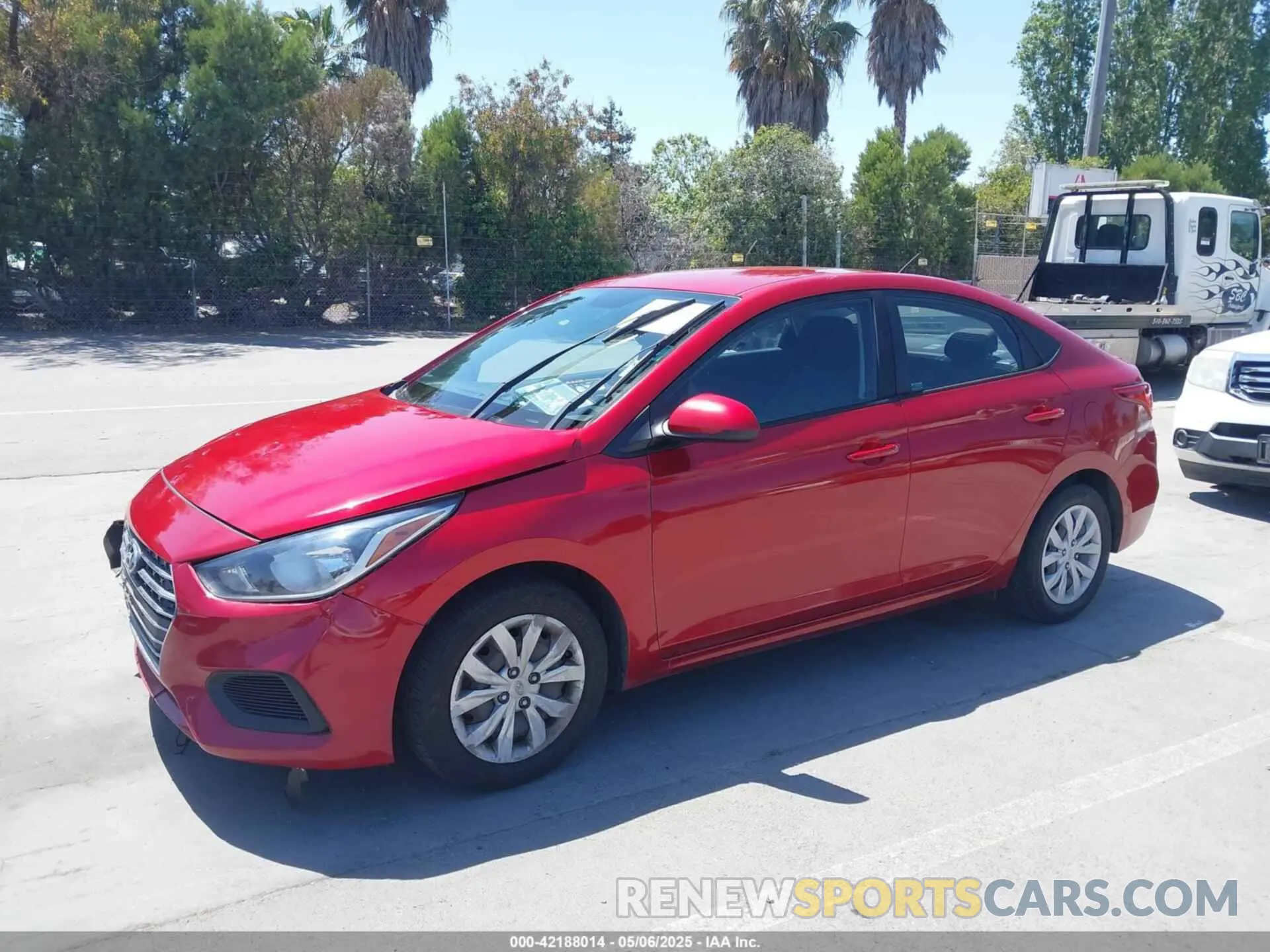 6 Photograph of a damaged car 3KPC24A35KE076749 HYUNDAI ACCENT 2019