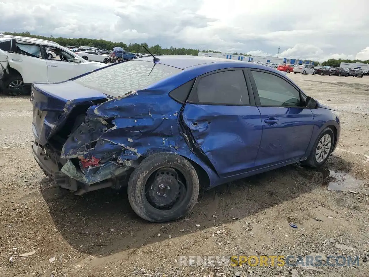 3 Photograph of a damaged car 3KPC24A35KE077528 HYUNDAI ACCENT 2019