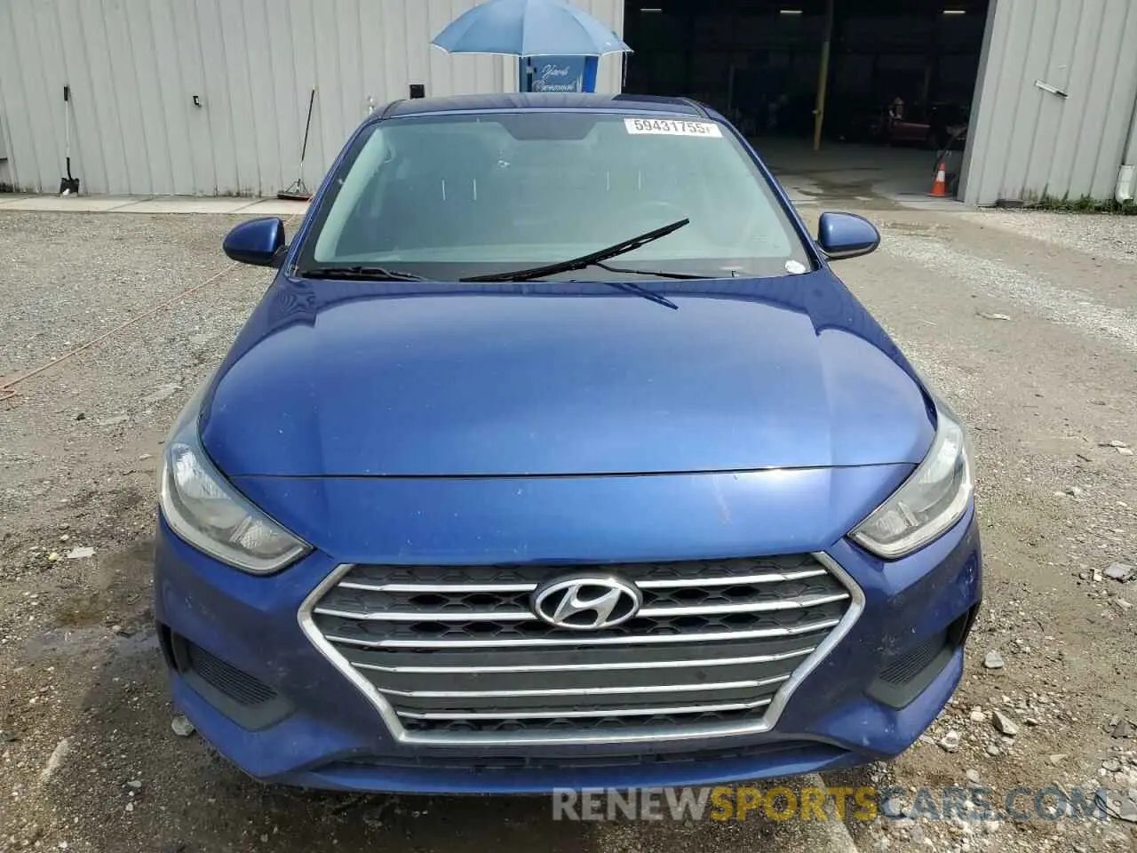 5 Photograph of a damaged car 3KPC24A35KE077528 HYUNDAI ACCENT 2019