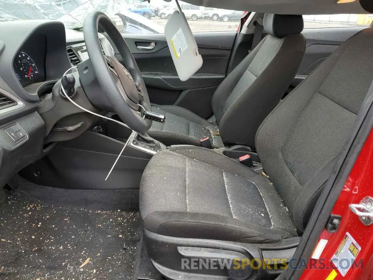 7 Photograph of a damaged car 3KPC24A35KE083992 HYUNDAI ACCENT 2019