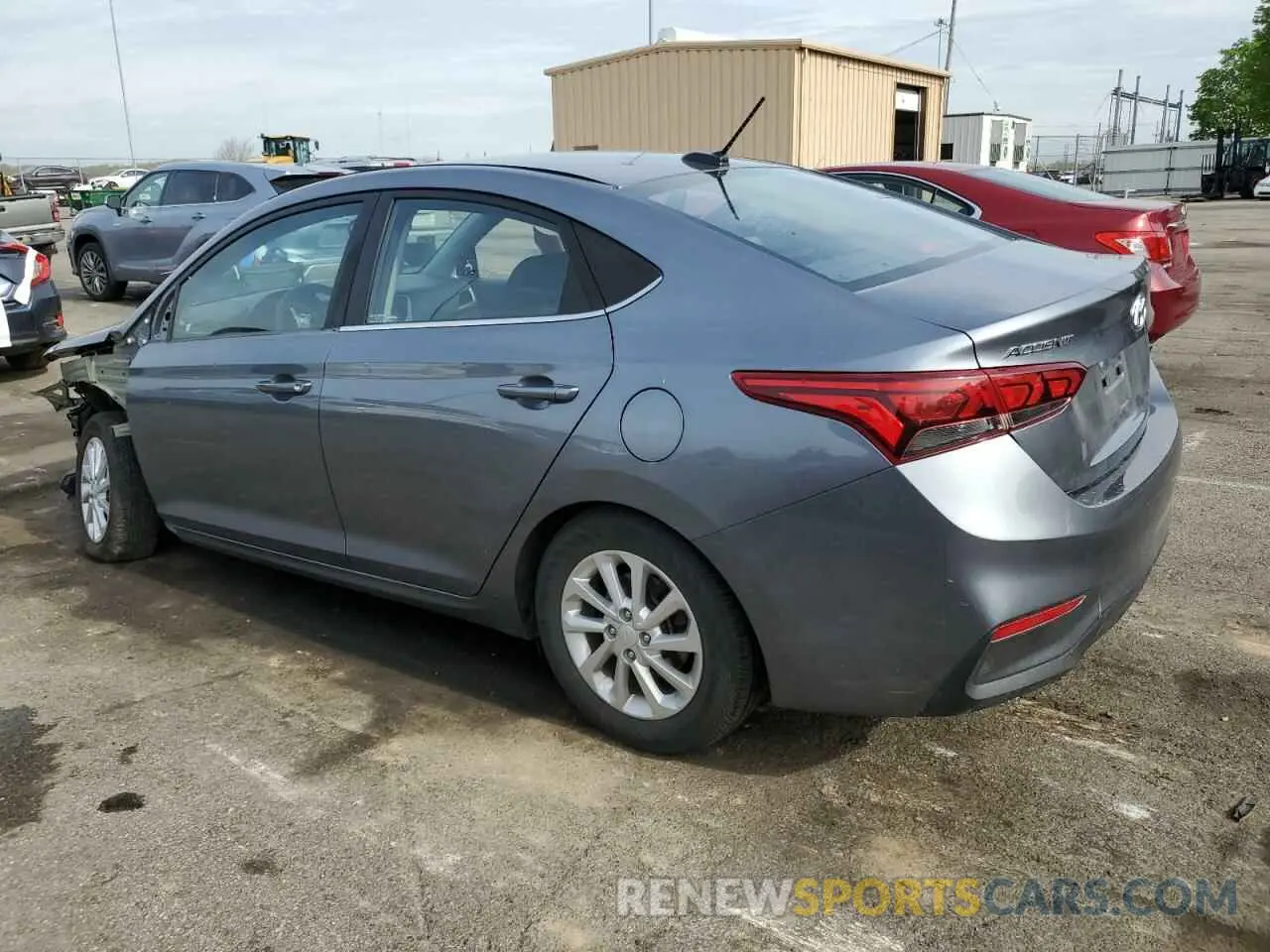 2 Photograph of a damaged car 3KPC24A36KE044358 HYUNDAI ACCENT 2019
