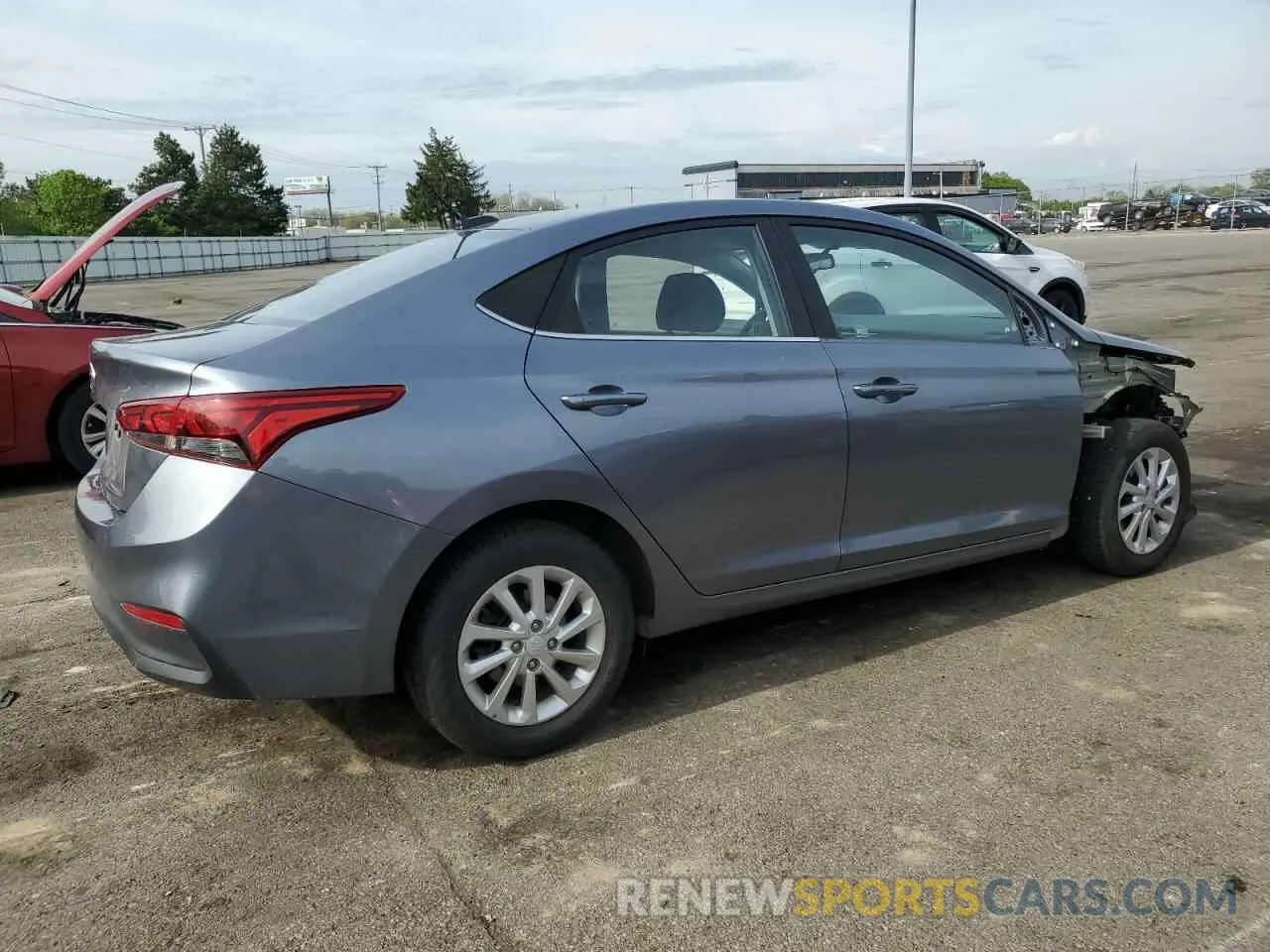 3 Photograph of a damaged car 3KPC24A36KE044358 HYUNDAI ACCENT 2019