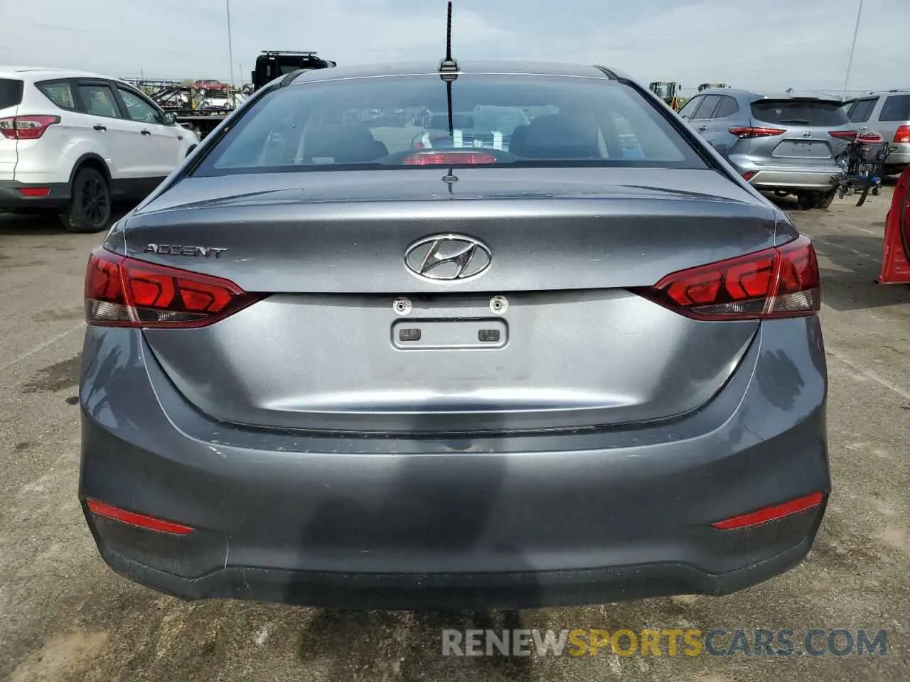6 Photograph of a damaged car 3KPC24A36KE044358 HYUNDAI ACCENT 2019