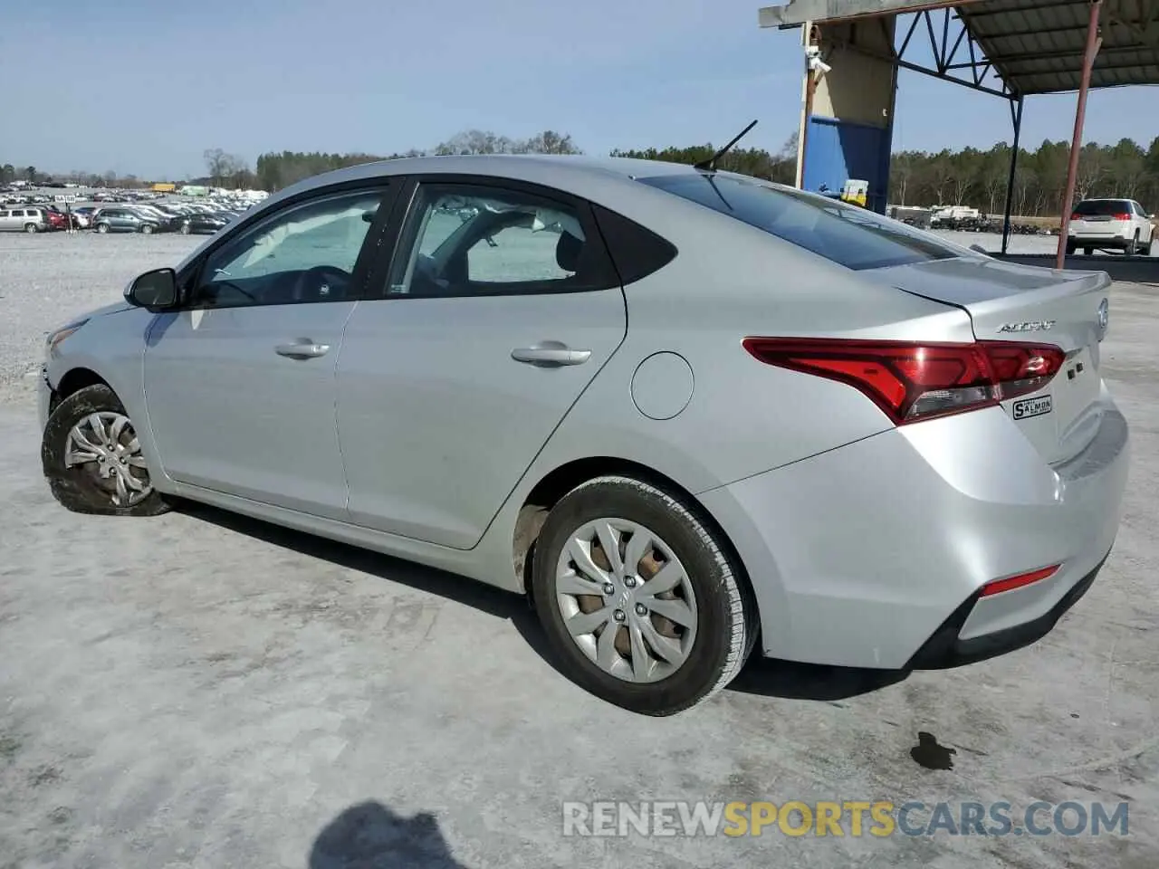2 Photograph of a damaged car 3KPC24A36KE045087 HYUNDAI ACCENT 2019