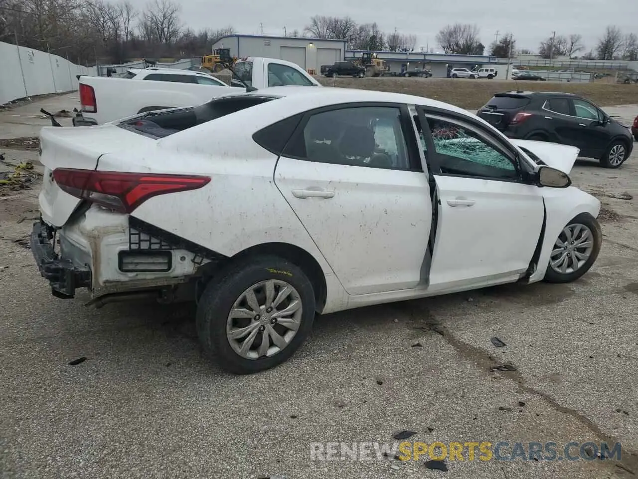3 Photograph of a damaged car 3KPC24A36KE049477 HYUNDAI ACCENT 2019