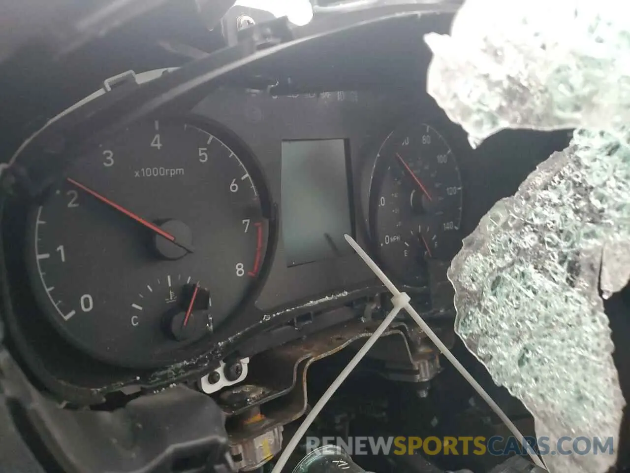 9 Photograph of a damaged car 3KPC24A36KE049477 HYUNDAI ACCENT 2019