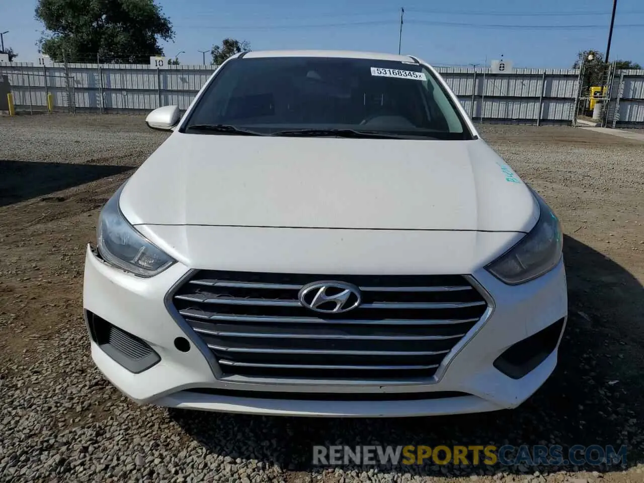 5 Photograph of a damaged car 3KPC24A36KE050757 HYUNDAI ACCENT 2019
