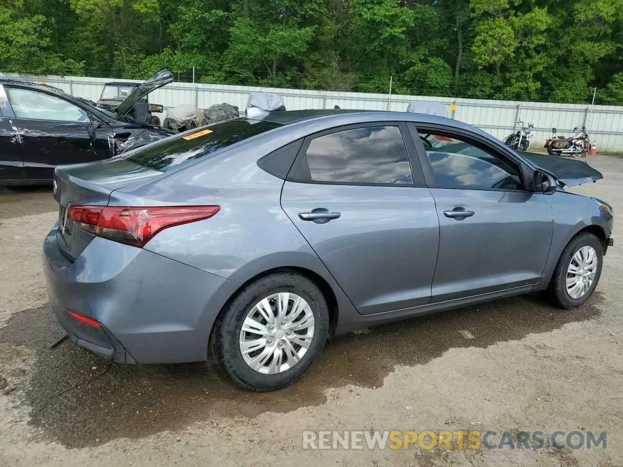 3 Photograph of a damaged car 3KPC24A36KE055375 HYUNDAI ACCENT 2019