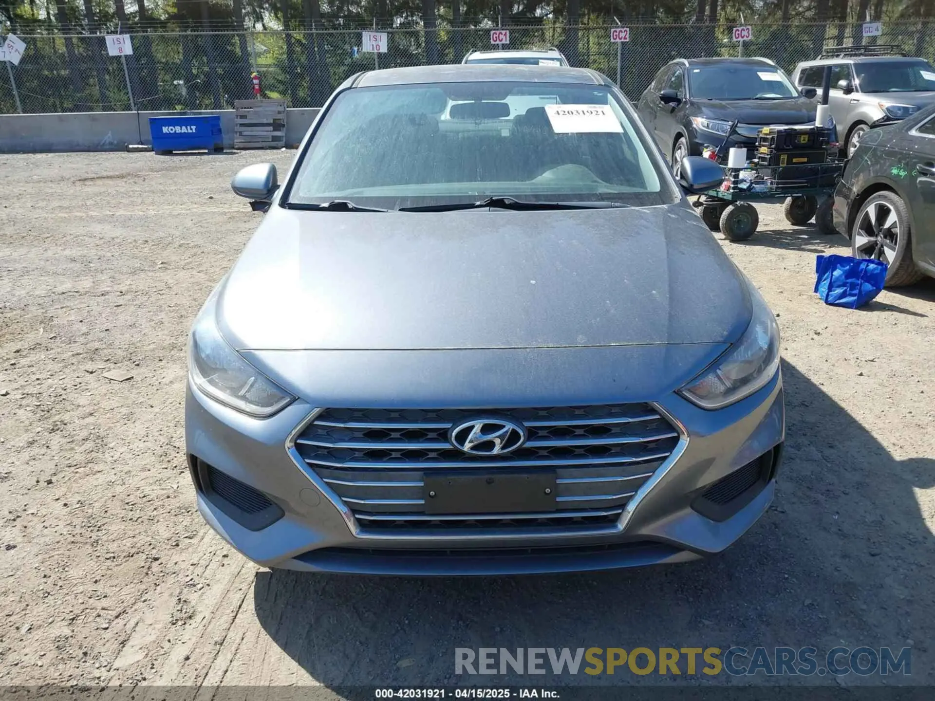 12 Photograph of a damaged car 3KPC24A36KE062780 HYUNDAI ACCENT 2019