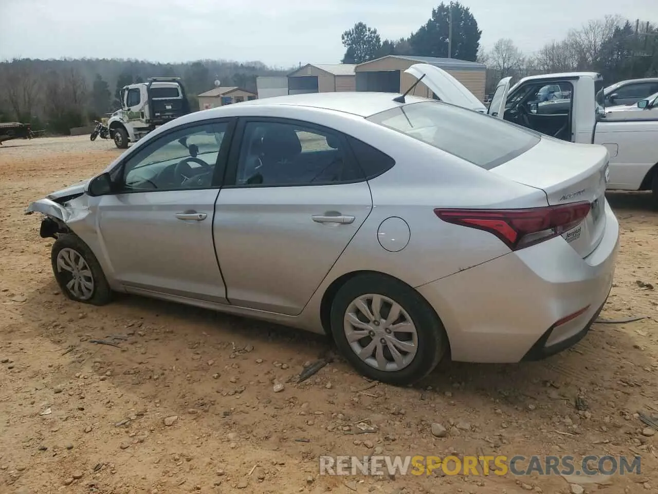 2 Photograph of a damaged car 3KPC24A36KE065095 HYUNDAI ACCENT 2019