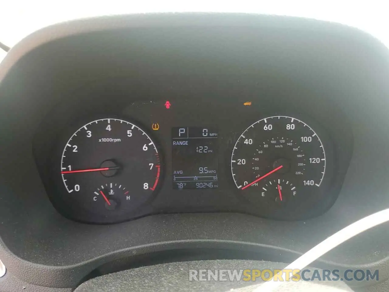 9 Photograph of a damaged car 3KPC24A36KE065095 HYUNDAI ACCENT 2019
