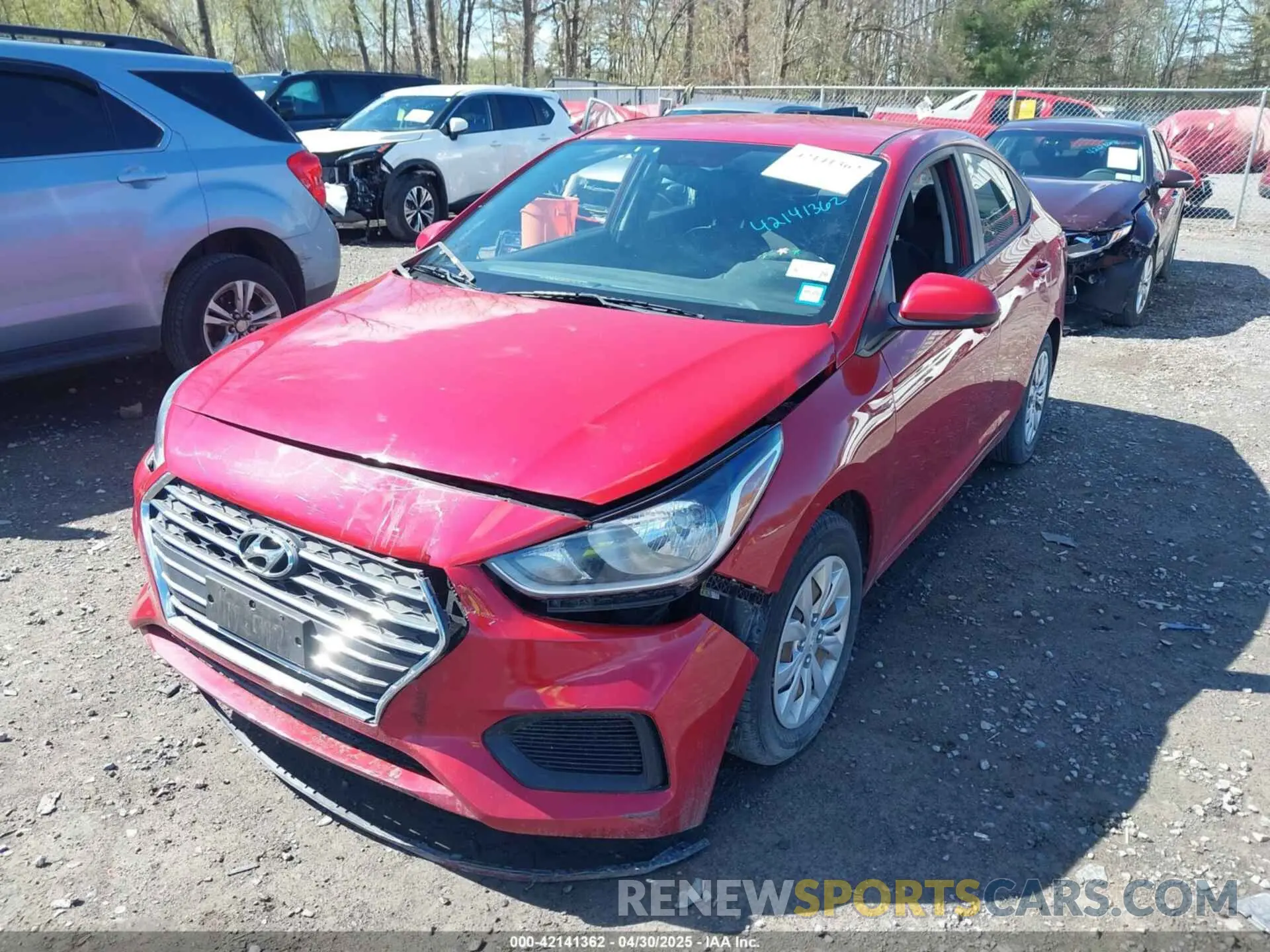 6 Photograph of a damaged car 3KPC24A36KE079269 HYUNDAI ACCENT 2019