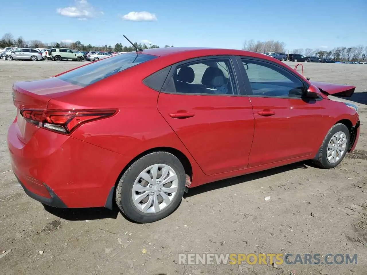 3 Photograph of a damaged car 3KPC24A36KE088473 HYUNDAI ACCENT 2019