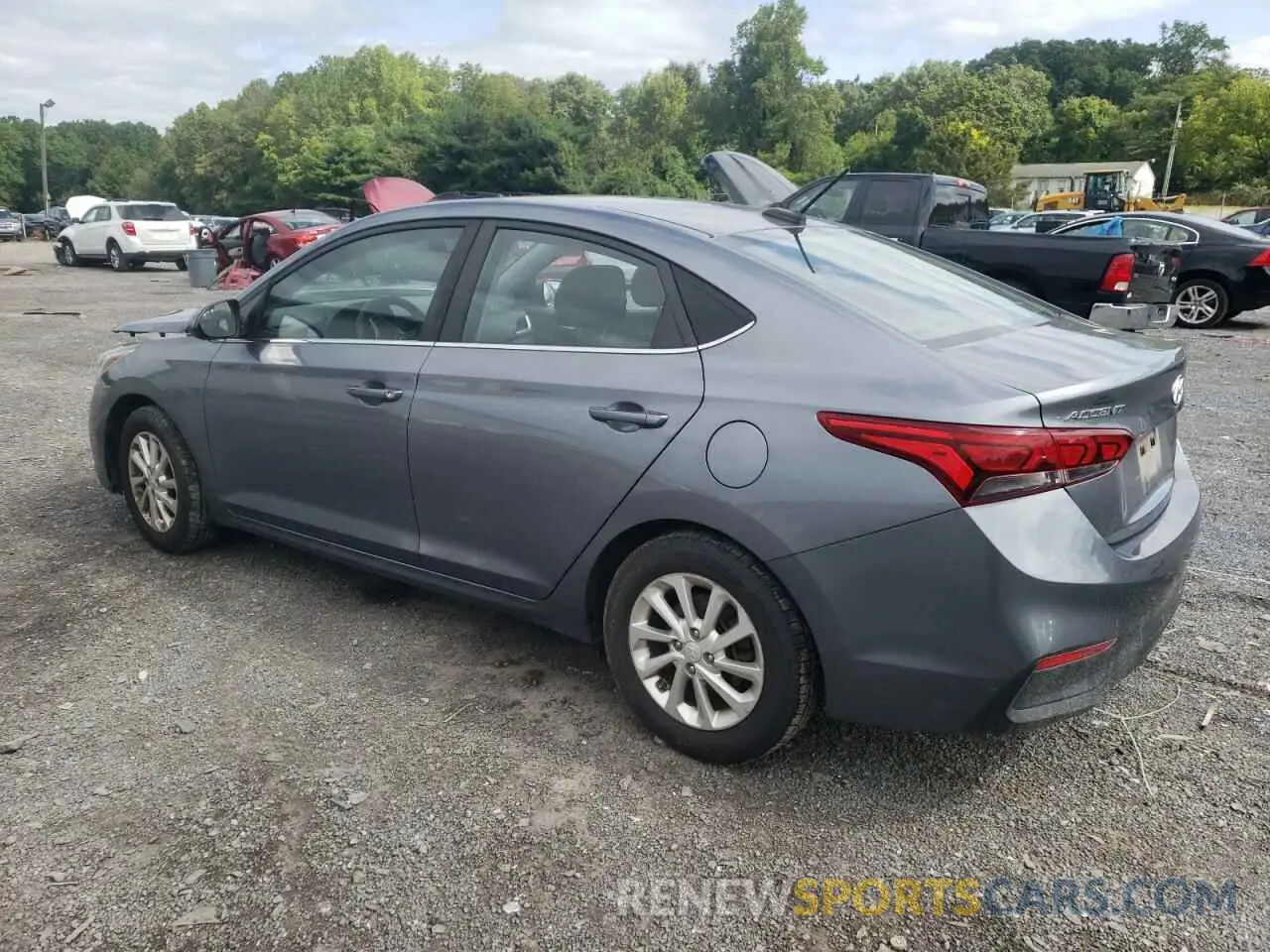 2 Photograph of a damaged car 3KPC24A37KE044806 HYUNDAI ACCENT 2019