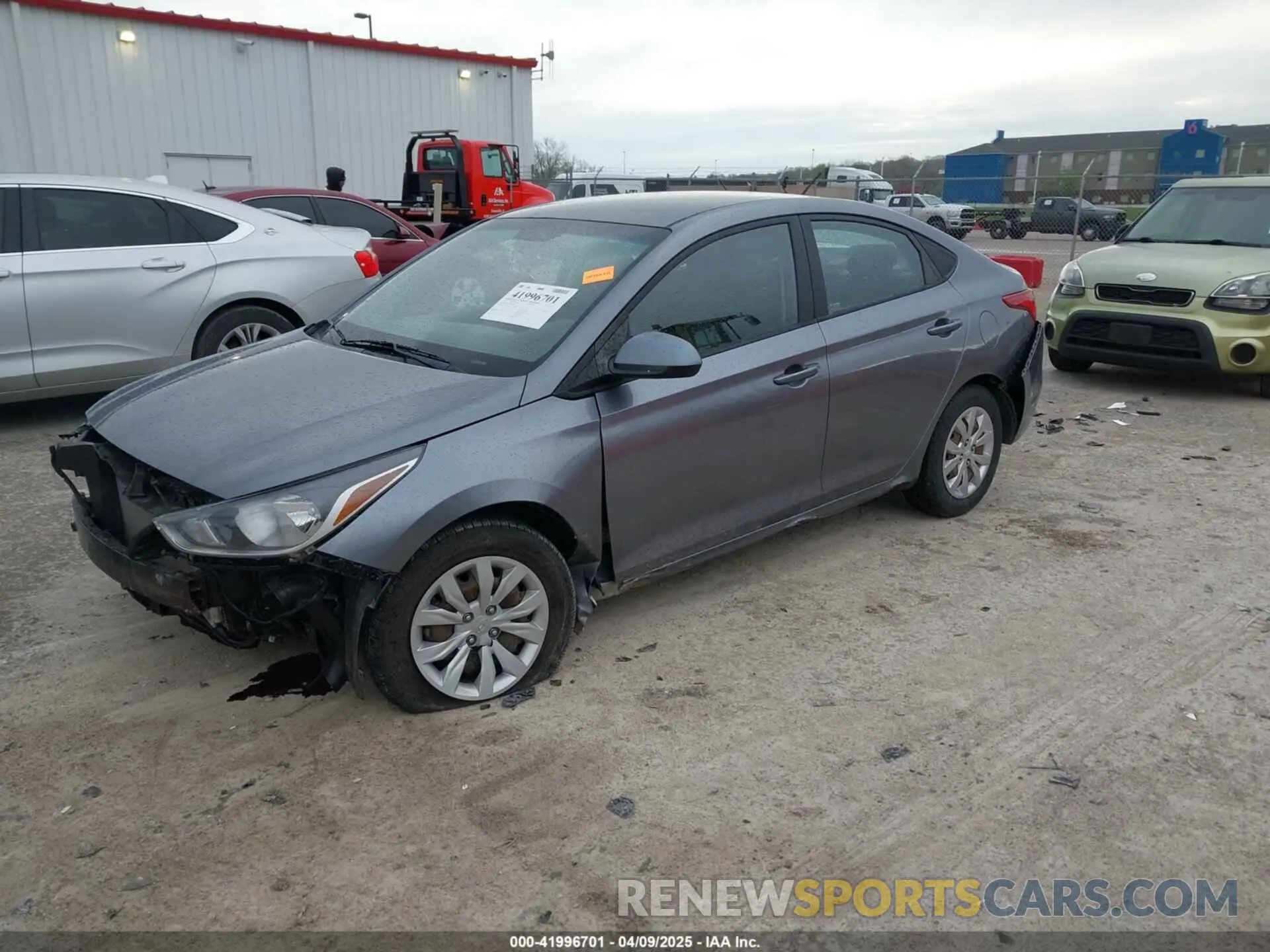 2 Photograph of a damaged car 3KPC24A37KE049861 HYUNDAI ACCENT 2019