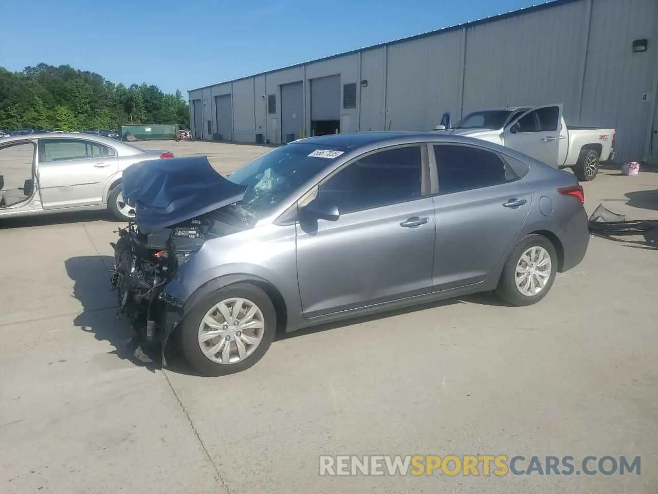 1 Photograph of a damaged car 3KPC24A37KE062089 HYUNDAI ACCENT 2019