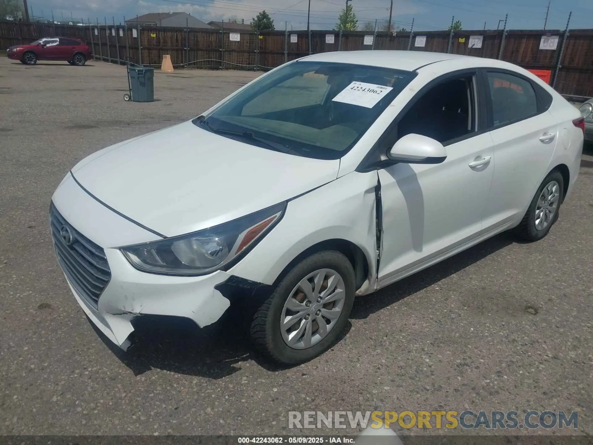 2 Photograph of a damaged car 3KPC24A37KE064991 HYUNDAI ACCENT 2019