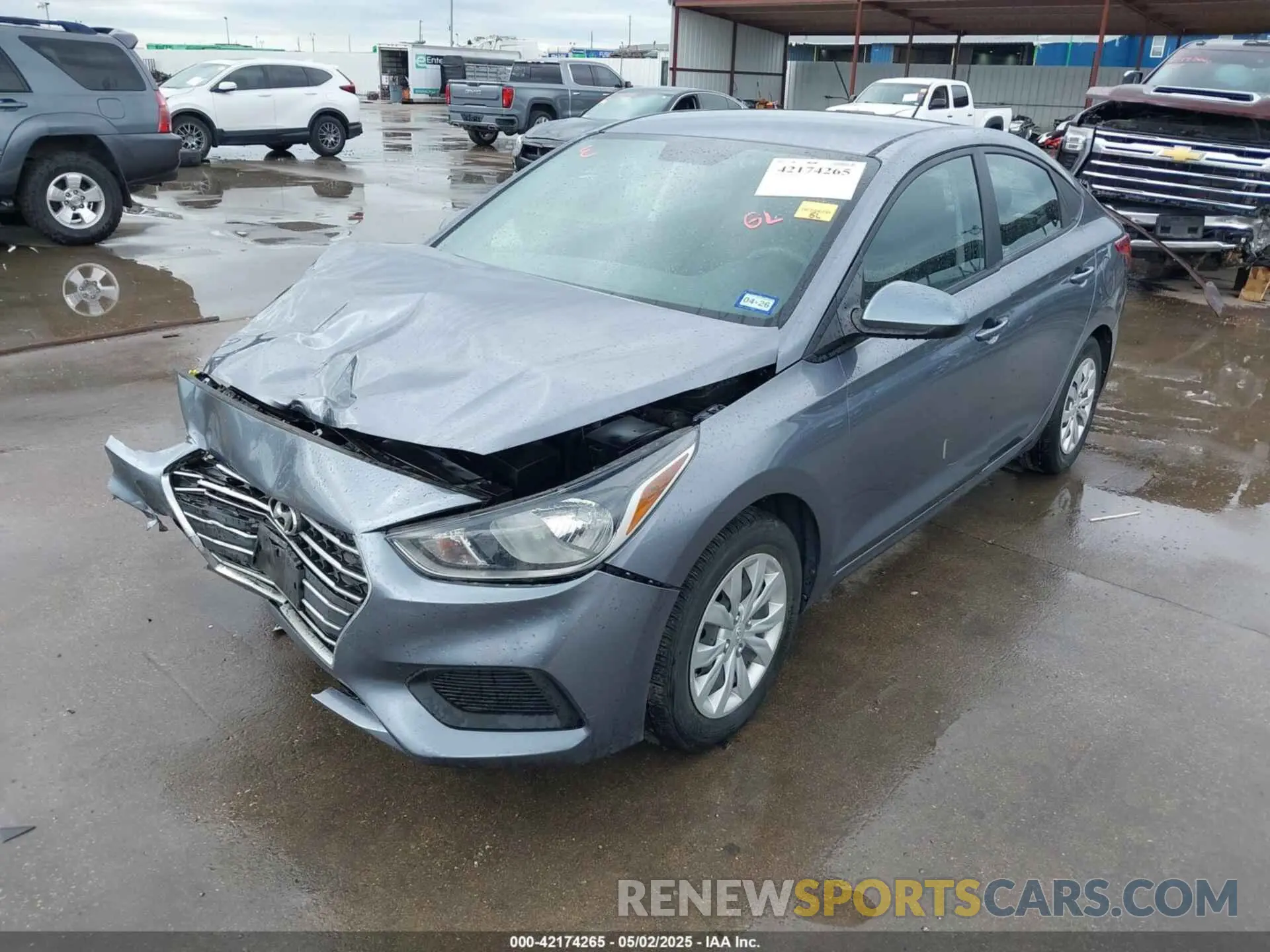 2 Photograph of a damaged car 3KPC24A37KE071620 HYUNDAI ACCENT 2019