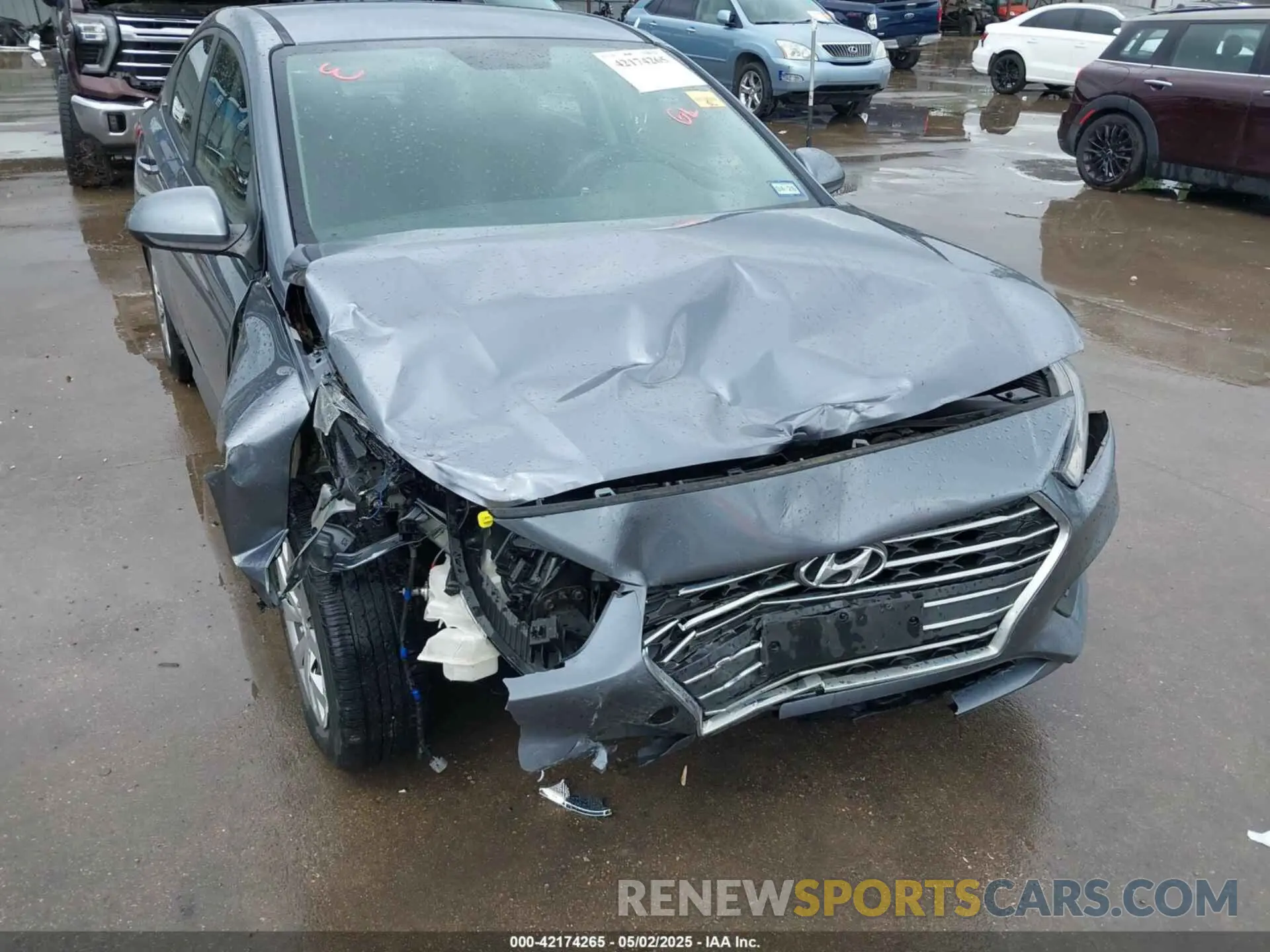 6 Photograph of a damaged car 3KPC24A37KE071620 HYUNDAI ACCENT 2019