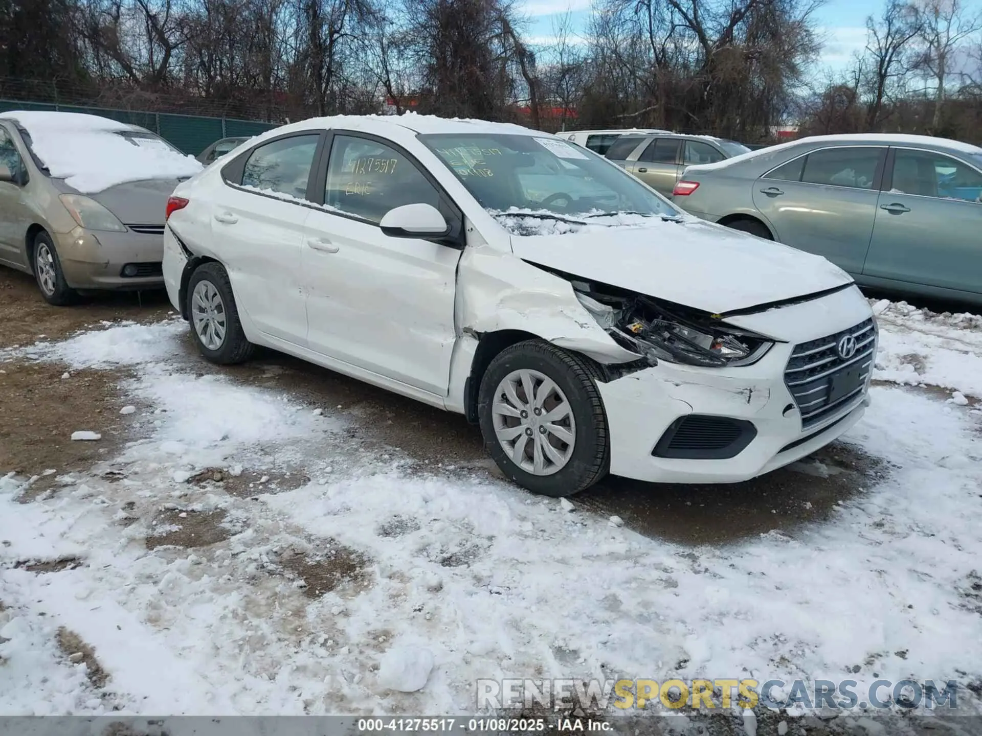 1 Photograph of a damaged car 3KPC24A37KE077210 HYUNDAI ACCENT 2019