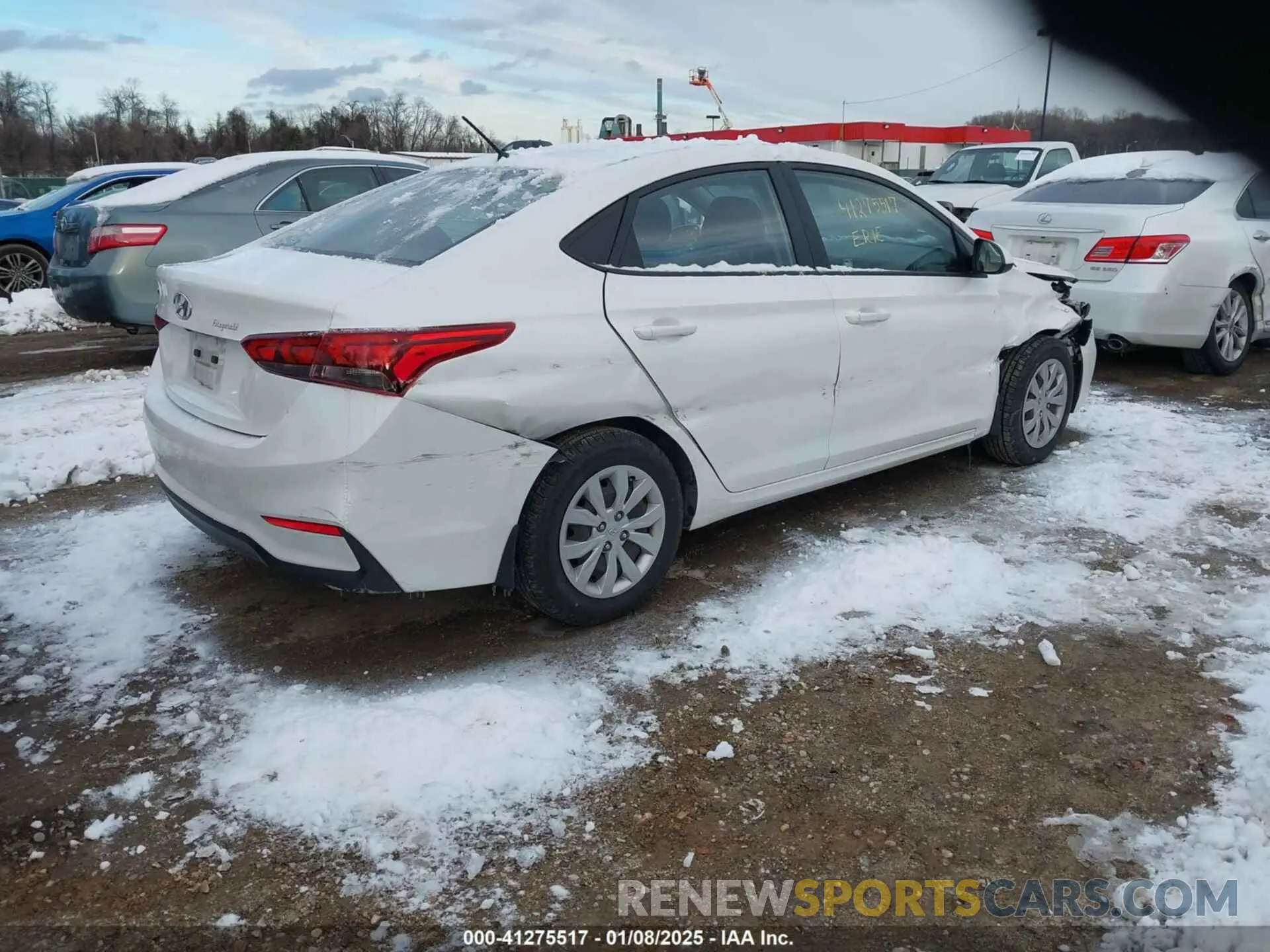 4 Photograph of a damaged car 3KPC24A37KE077210 HYUNDAI ACCENT 2019