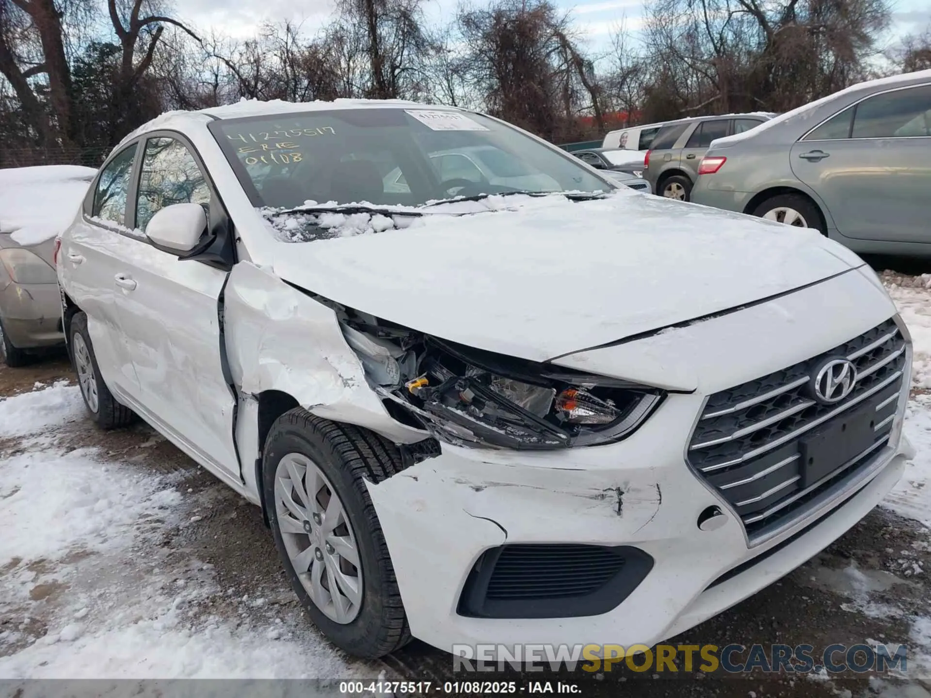 6 Photograph of a damaged car 3KPC24A37KE077210 HYUNDAI ACCENT 2019