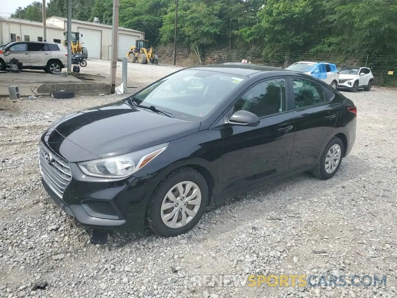 1 Photograph of a damaged car 3KPC24A38KE046323 HYUNDAI ACCENT 2019