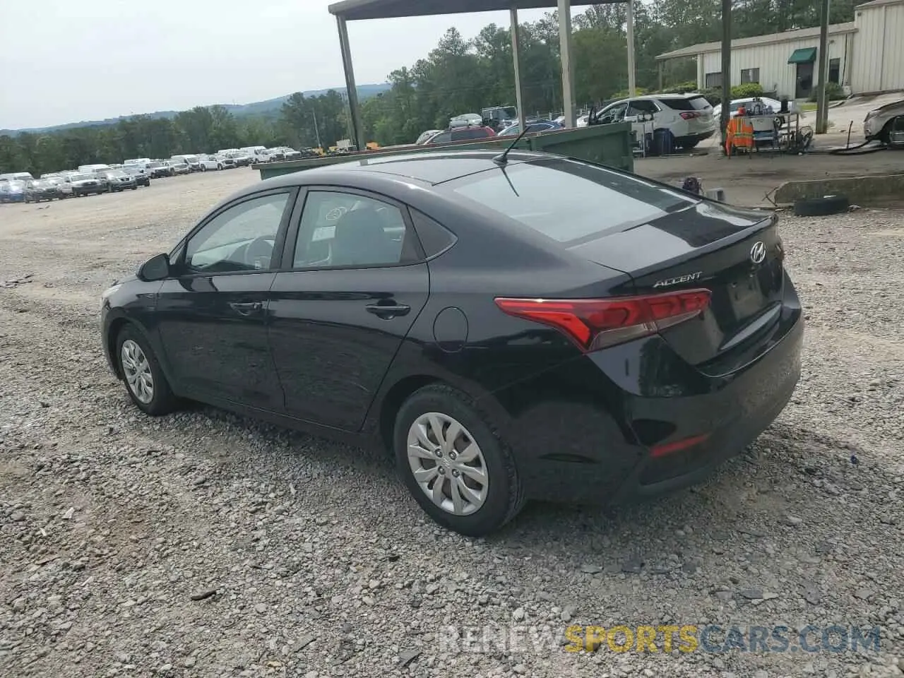 2 Photograph of a damaged car 3KPC24A38KE046323 HYUNDAI ACCENT 2019