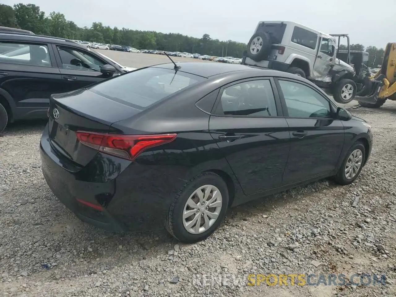 3 Photograph of a damaged car 3KPC24A38KE046323 HYUNDAI ACCENT 2019