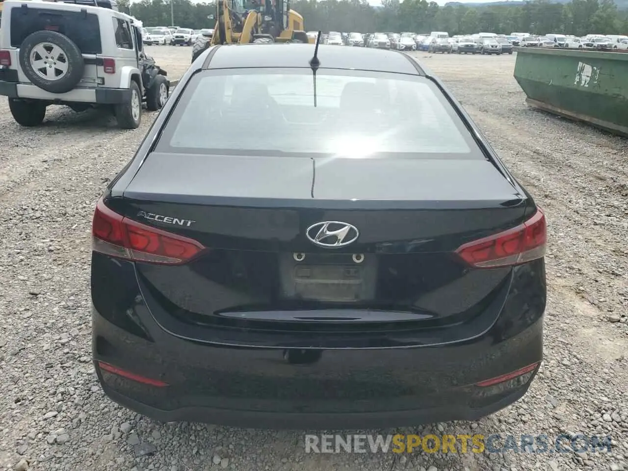 6 Photograph of a damaged car 3KPC24A38KE046323 HYUNDAI ACCENT 2019