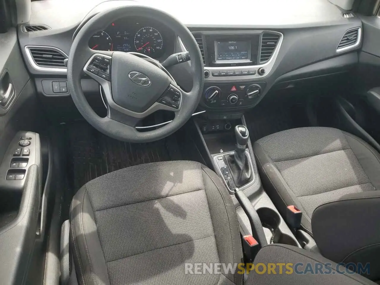 8 Photograph of a damaged car 3KPC24A38KE046323 HYUNDAI ACCENT 2019