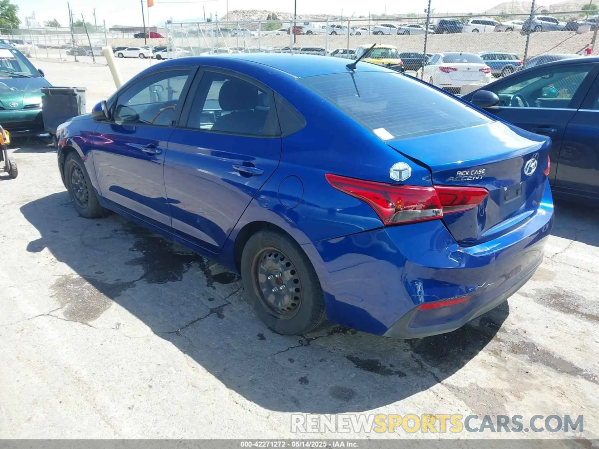 3 Photograph of a damaged car 3KPC24A38KE056589 HYUNDAI ACCENT 2019