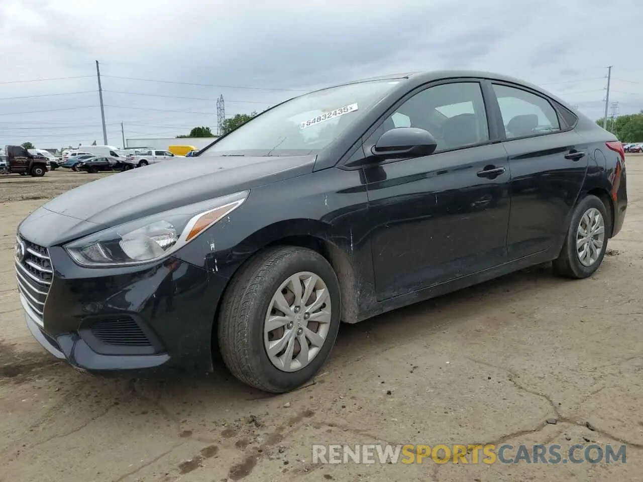 1 Photograph of a damaged car 3KPC24A38KE060867 HYUNDAI ACCENT 2019