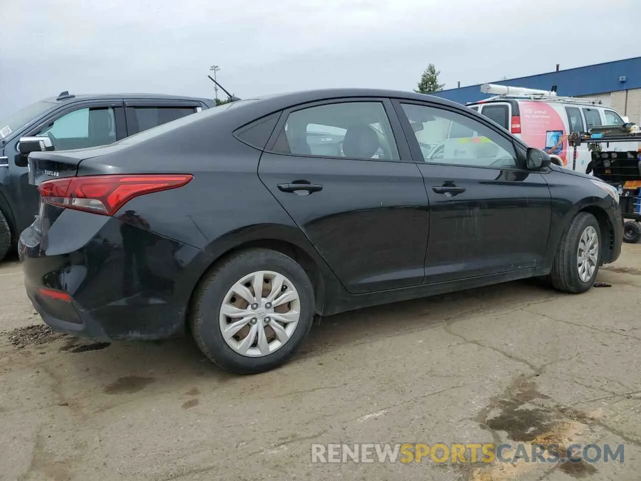3 Photograph of a damaged car 3KPC24A38KE060867 HYUNDAI ACCENT 2019