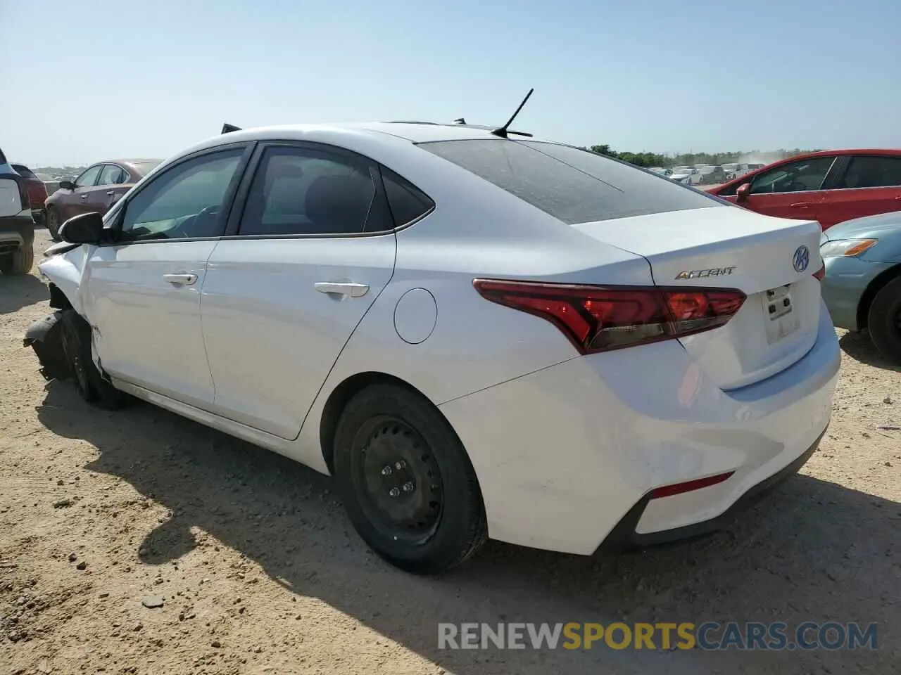 2 Photograph of a damaged car 3KPC24A38KE063901 HYUNDAI ACCENT 2019