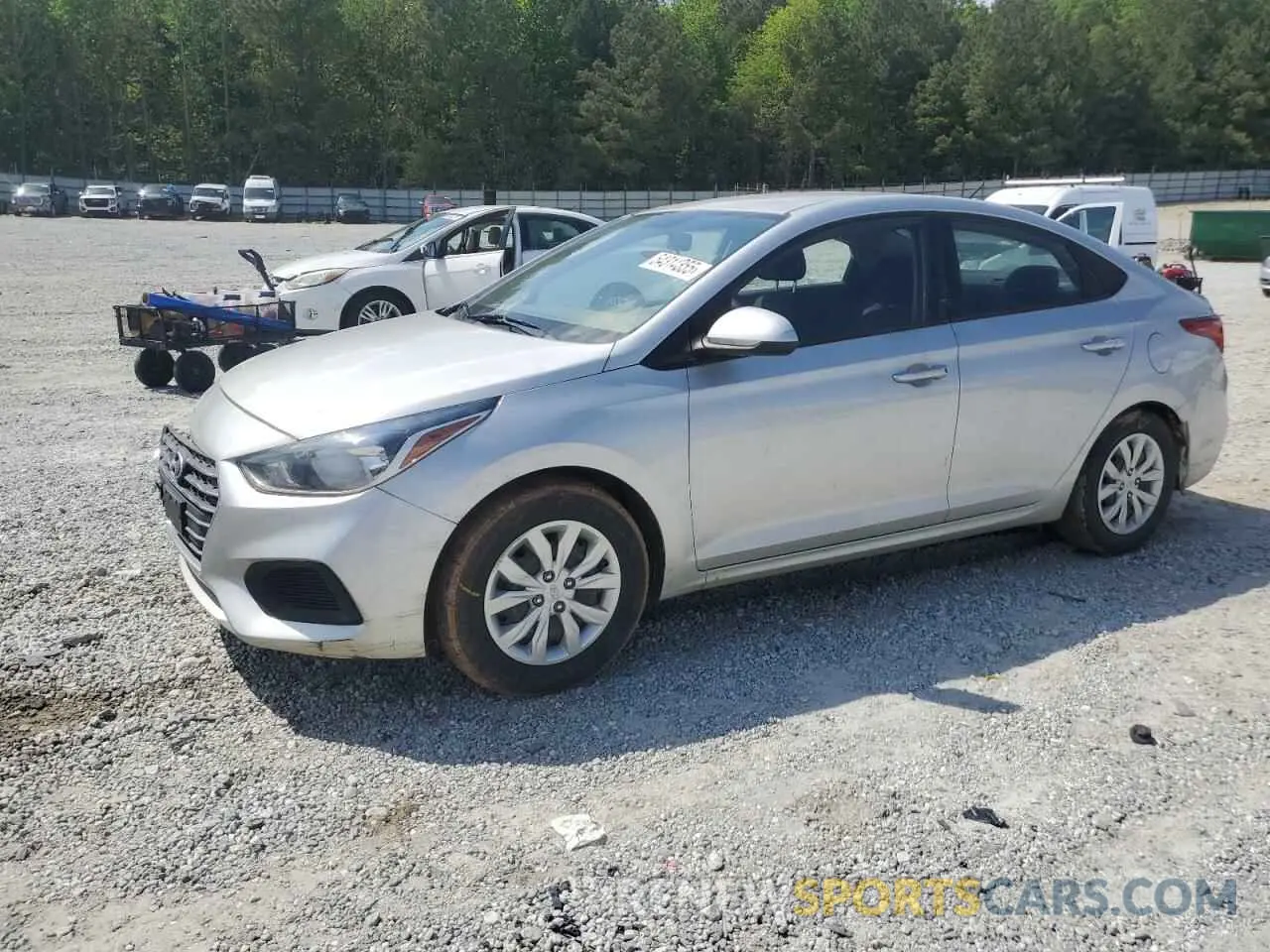 1 Photograph of a damaged car 3KPC24A38KE065454 HYUNDAI ACCENT 2019