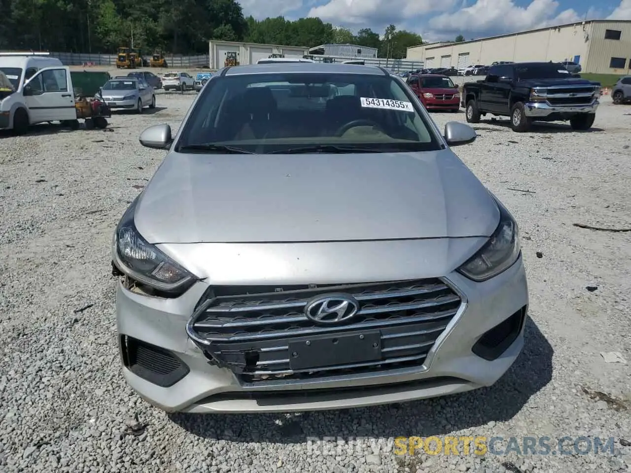 5 Photograph of a damaged car 3KPC24A38KE065454 HYUNDAI ACCENT 2019