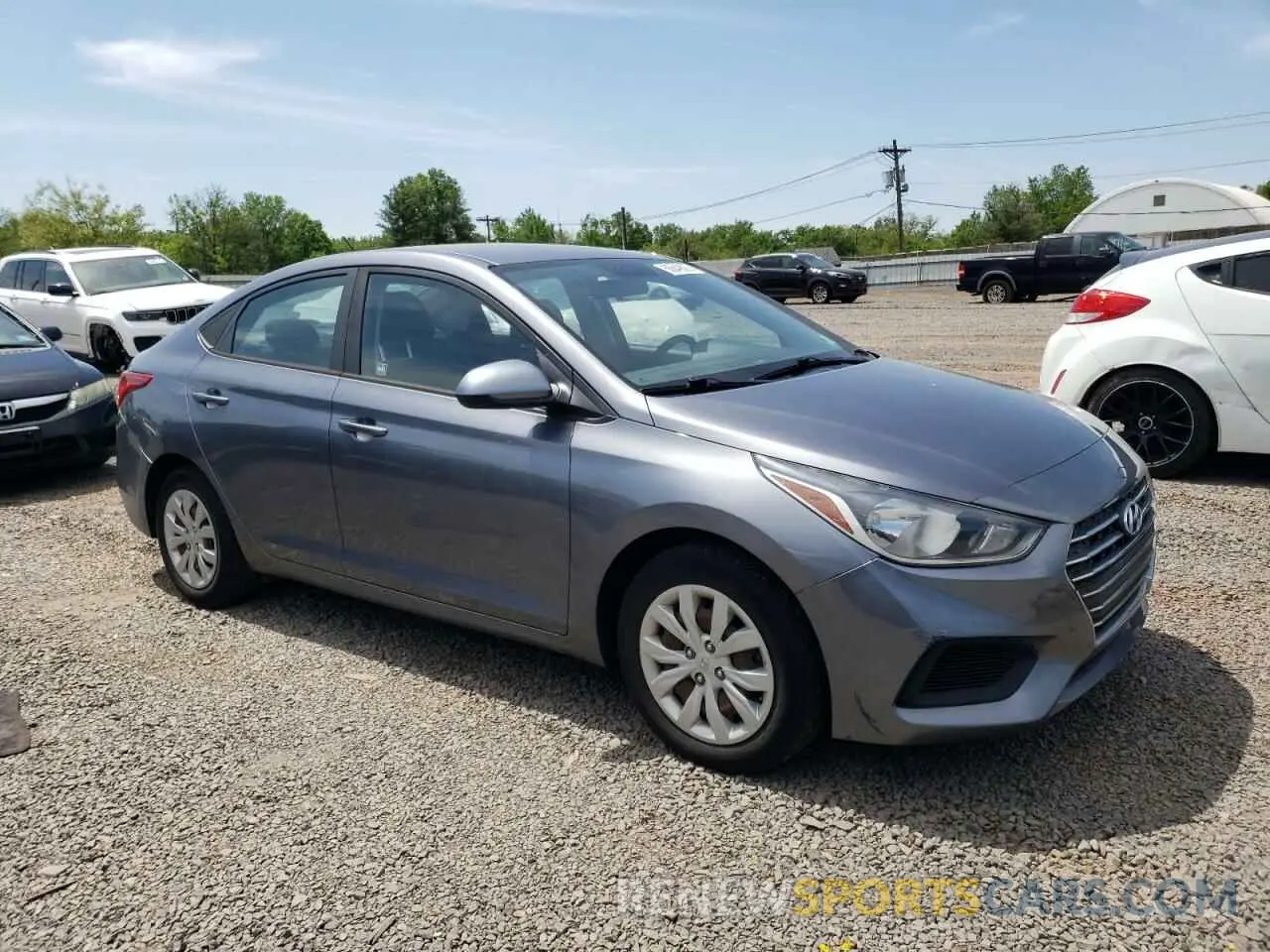 4 Photograph of a damaged car 3KPC24A38KE066782 HYUNDAI ACCENT 2019