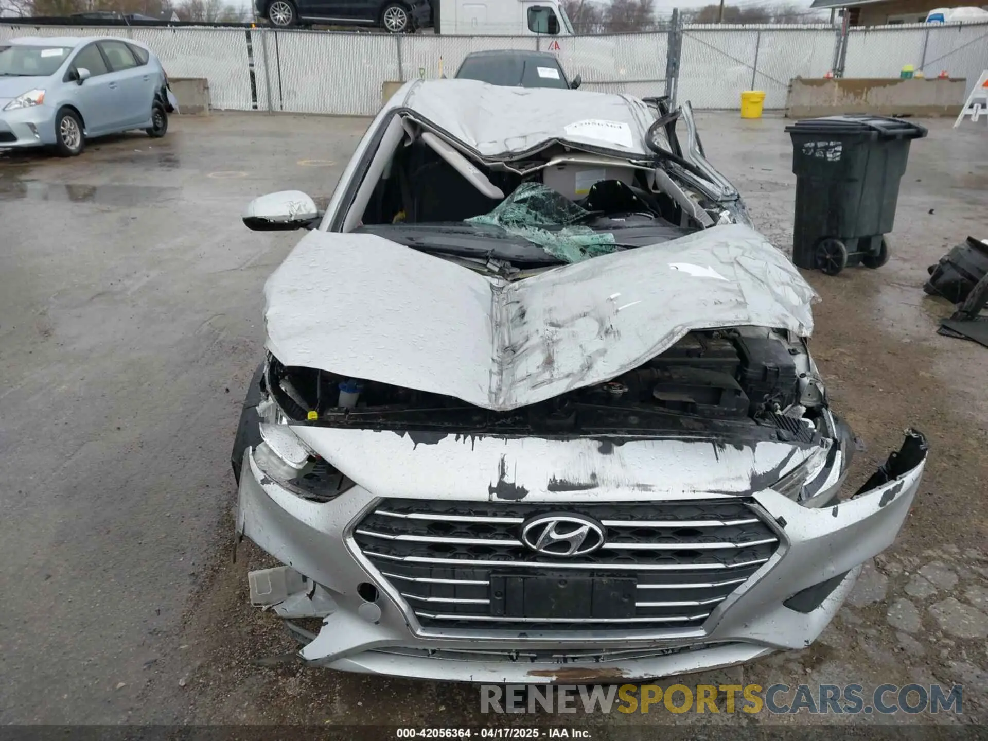 12 Photograph of a damaged car 3KPC24A38KE071142 HYUNDAI ACCENT 2019