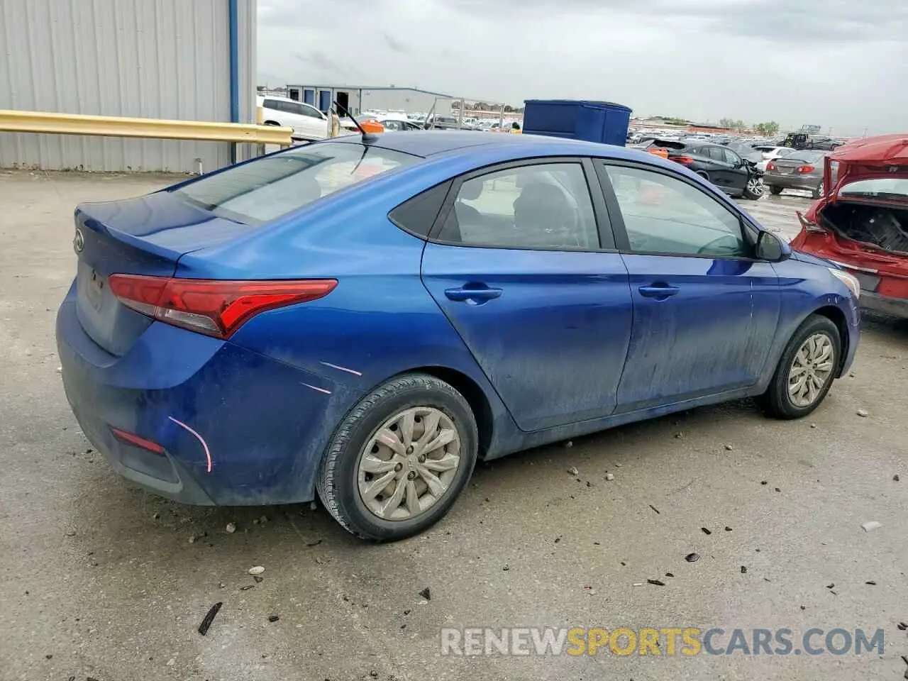 3 Photograph of a damaged car 3KPC24A38KE077457 HYUNDAI ACCENT 2019