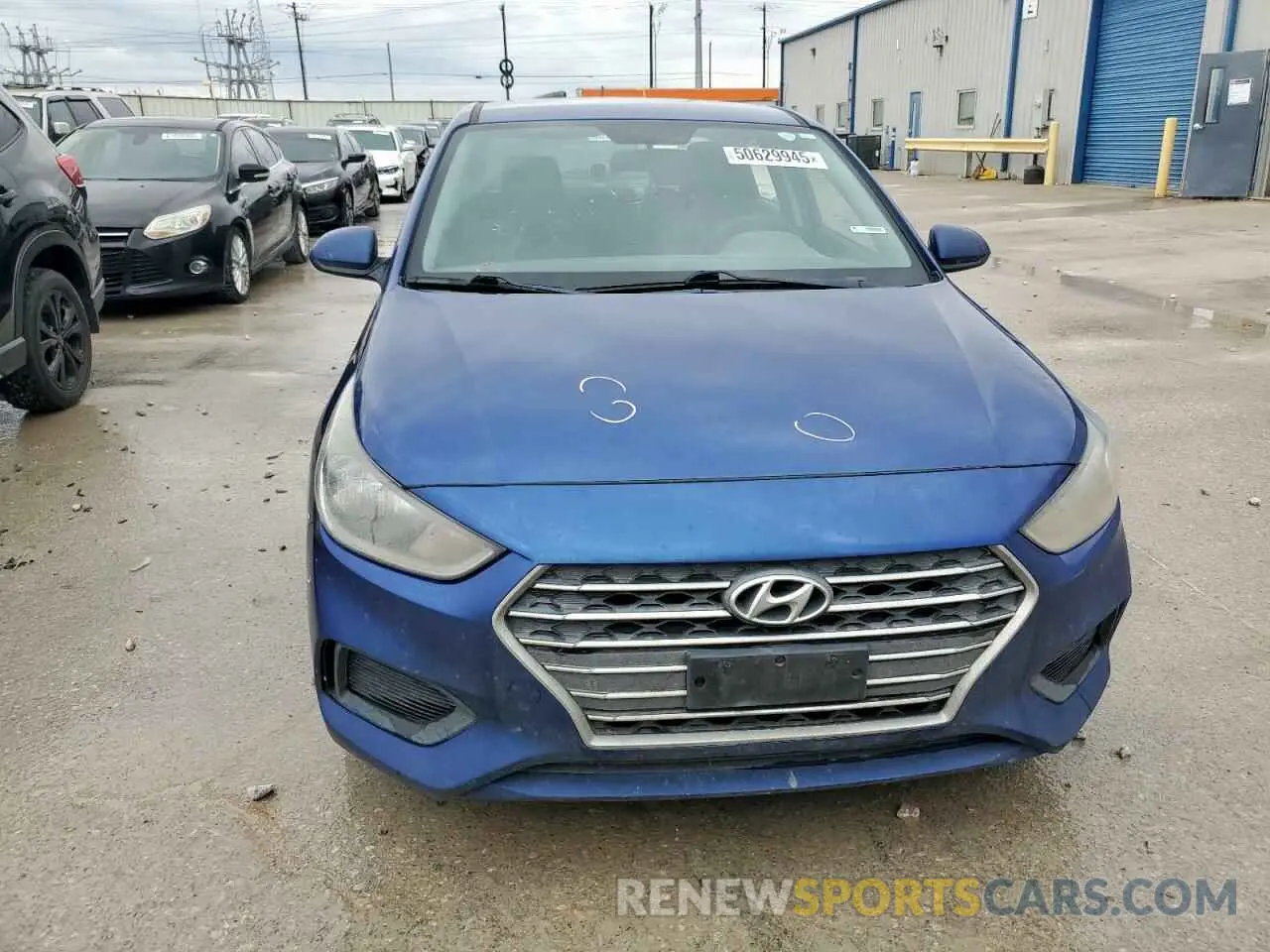5 Photograph of a damaged car 3KPC24A38KE077457 HYUNDAI ACCENT 2019
