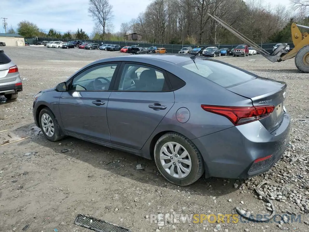 2 Photograph of a damaged car 3KPC24A38KE087678 HYUNDAI ACCENT 2019