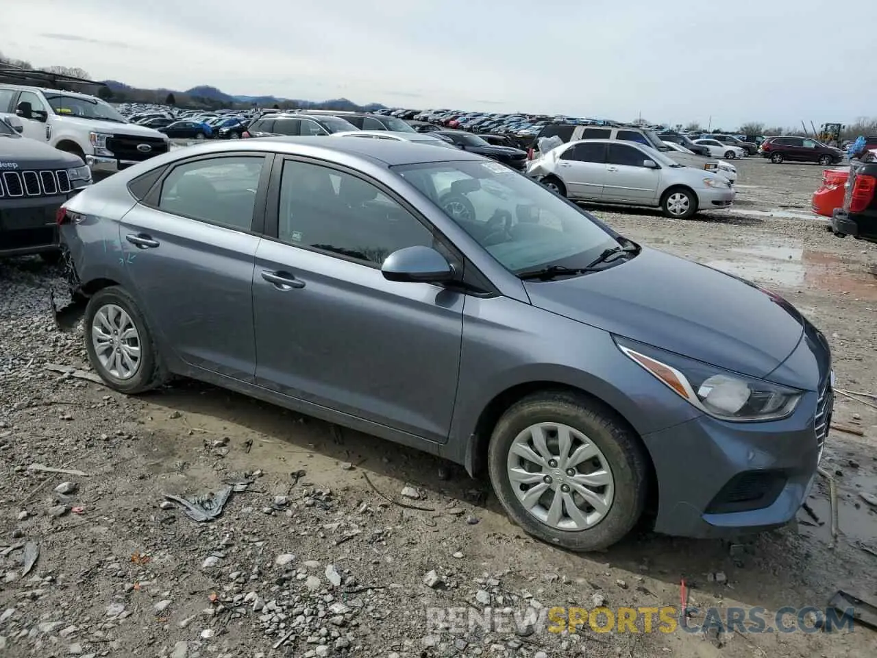 4 Photograph of a damaged car 3KPC24A38KE087678 HYUNDAI ACCENT 2019