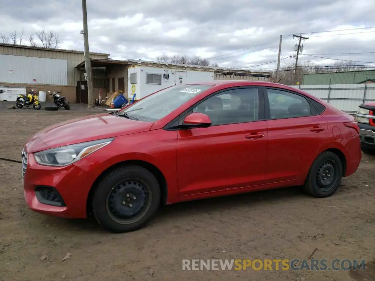 1 Photograph of a damaged car 3KPC24A39KE040840 HYUNDAI ACCENT 2019