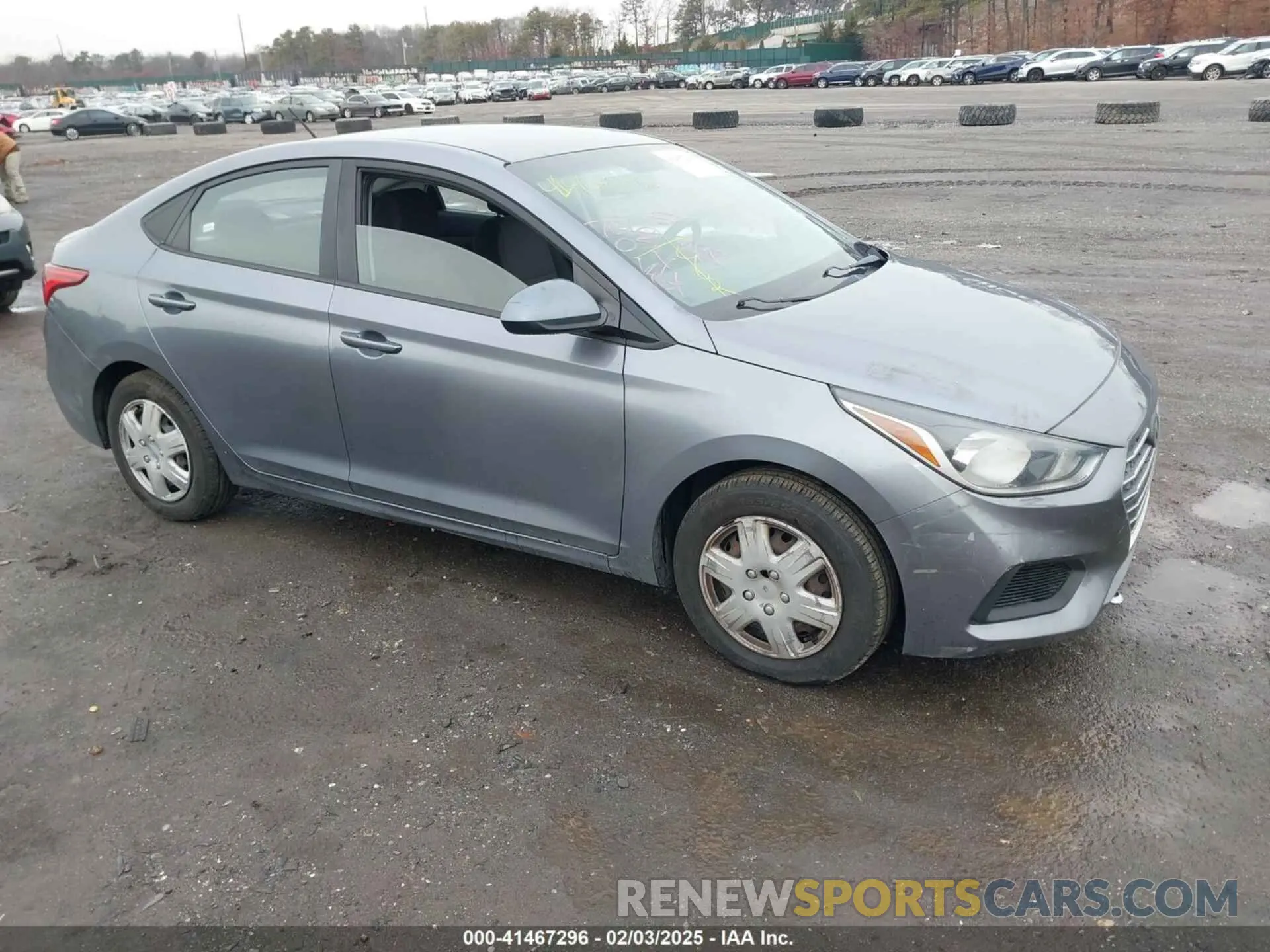 1 Photograph of a damaged car 3KPC24A39KE042894 HYUNDAI ACCENT 2019