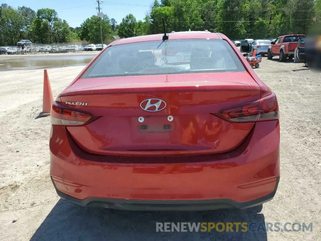 6 Photograph of a damaged car 3KPC24A39KE047982 HYUNDAI ACCENT 2019