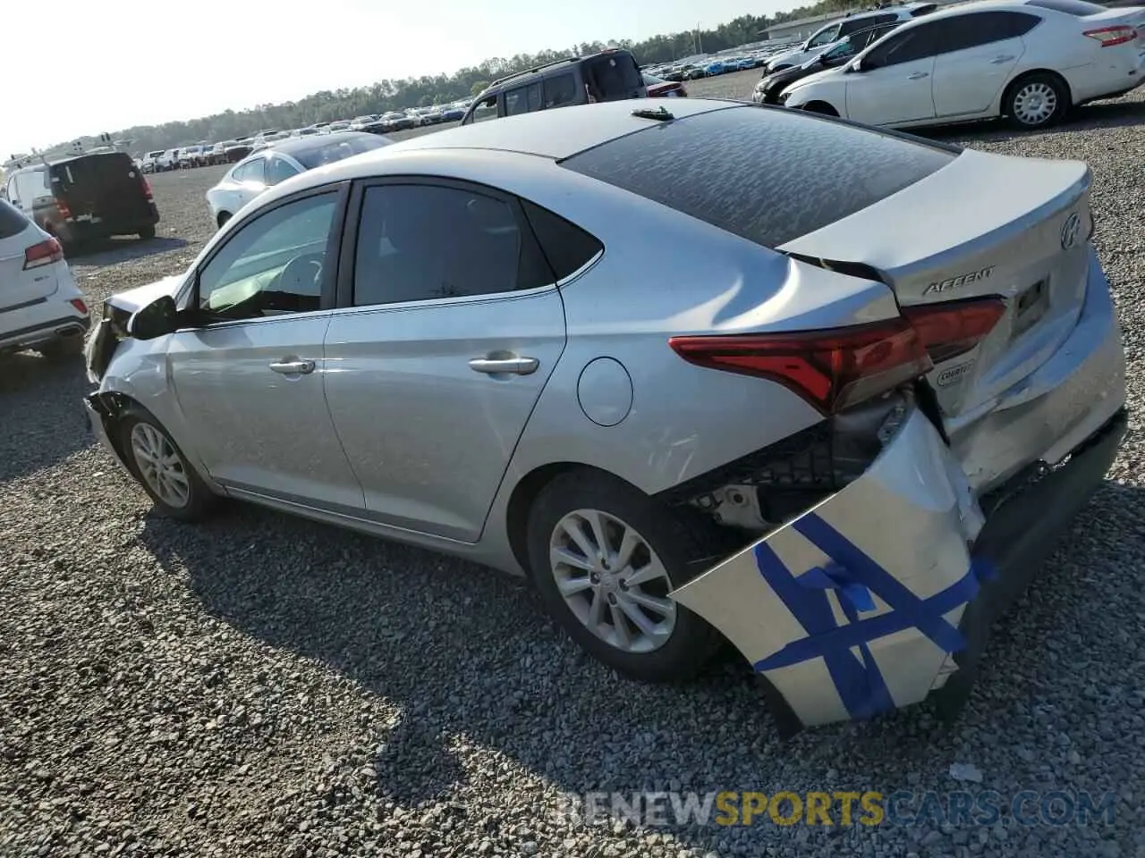 2 Photograph of a damaged car 3KPC24A39KE057864 HYUNDAI ACCENT 2019