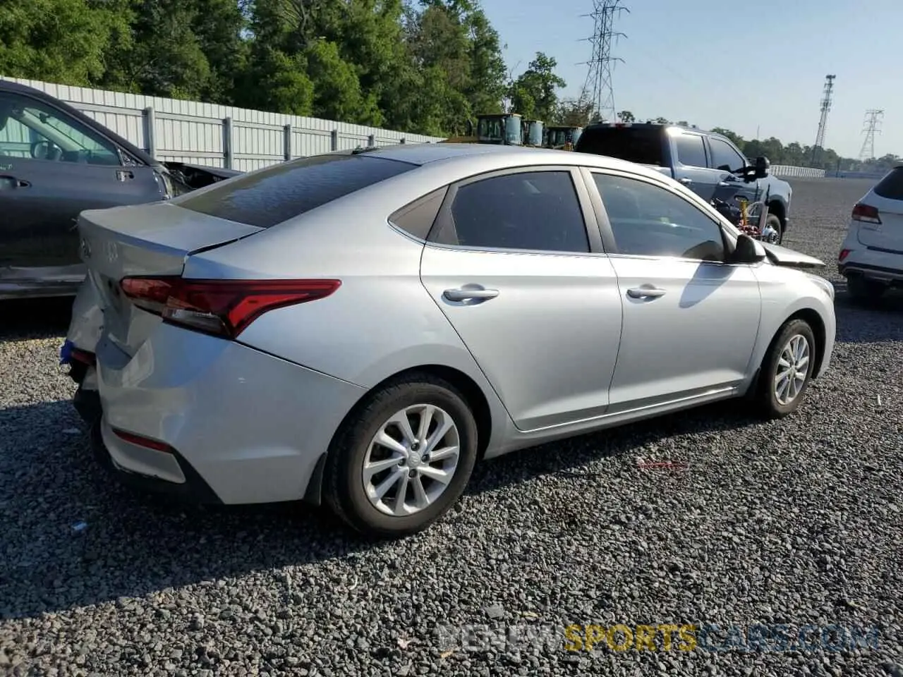 3 Photograph of a damaged car 3KPC24A39KE057864 HYUNDAI ACCENT 2019