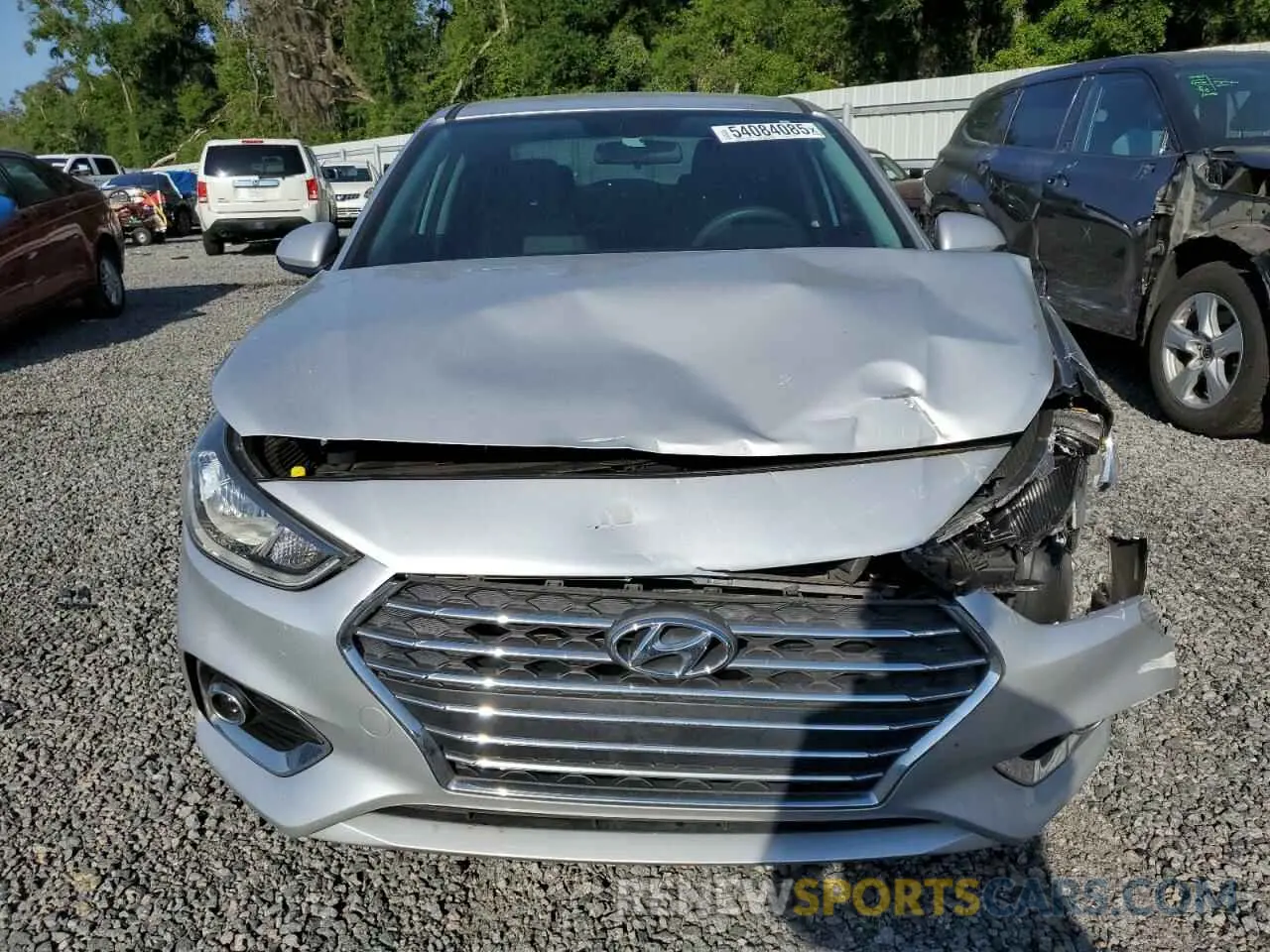 5 Photograph of a damaged car 3KPC24A39KE057864 HYUNDAI ACCENT 2019